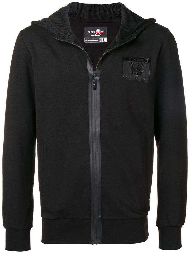 Plein Sport Logo Patch Track Jacket - Black