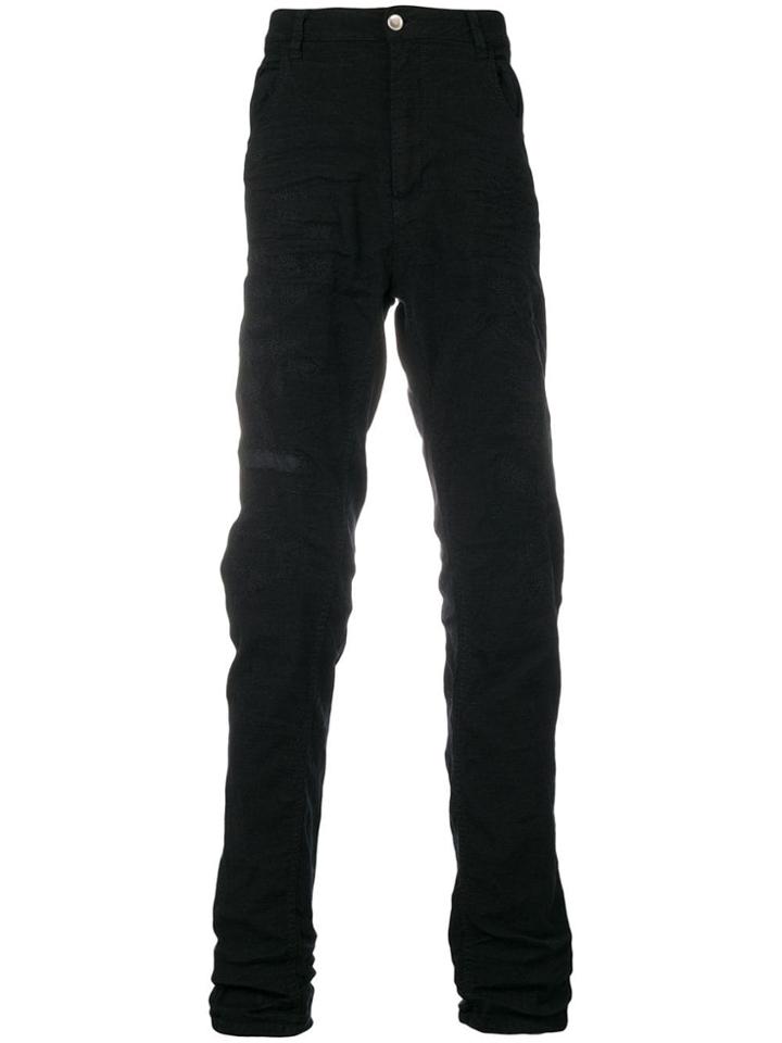Poème Bohémien Slim Treated Jeans - Black