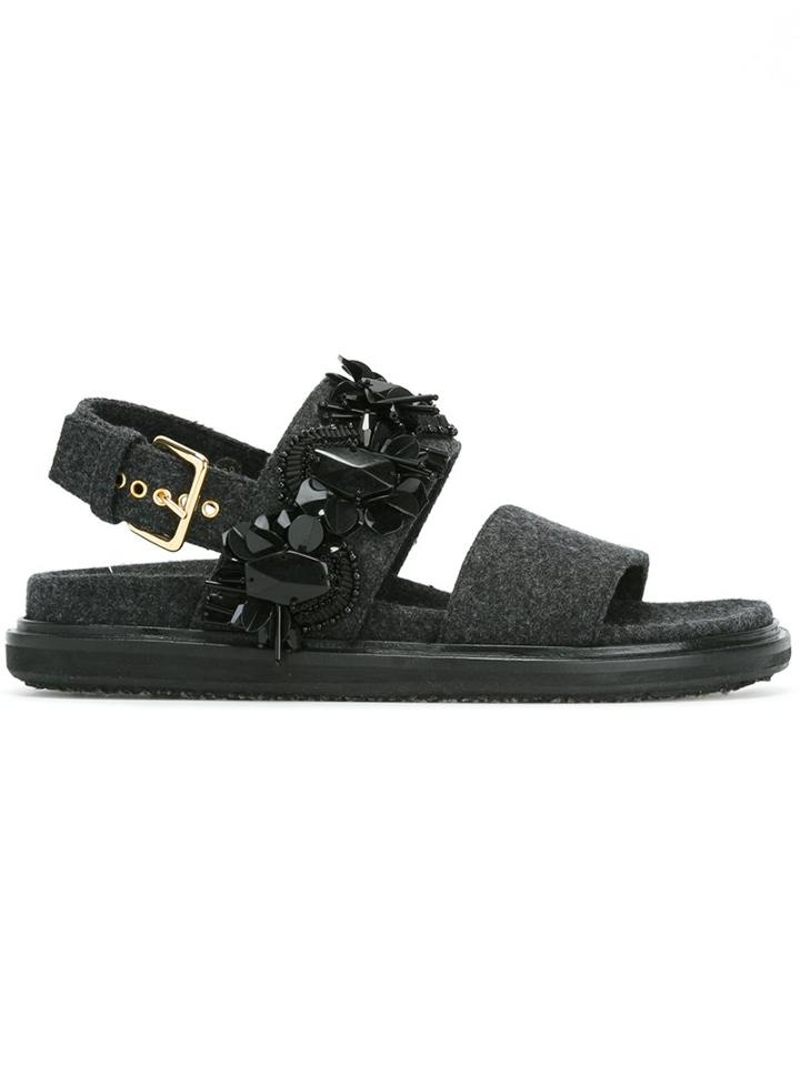 Marni Embellished 'fussbett' Sandals