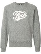 Hysteric Glamour Appliqué Front Sweater - Grey