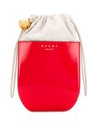 Marni Coffer Bucket Bag - Red