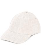 Overhead Plain Baseball Cap, Men's, Nude/neutrals, Linen/flax