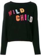 Alice+olivia Wild Child Sweater - Black