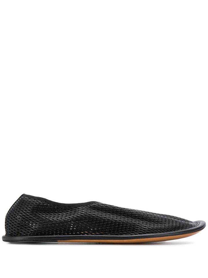 Marni Woven Flats - Black