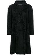 Christian Dior Vintage Boxy Long Coat - Black