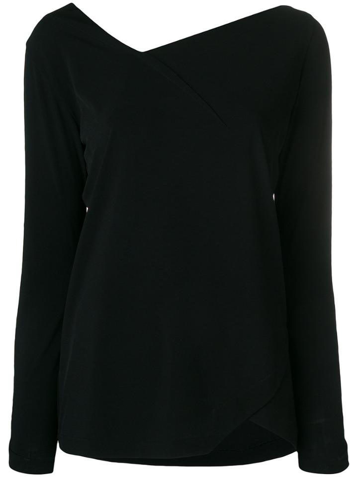 Yohji Yamamoto Long-sleeve Fitted Sweater - Black
