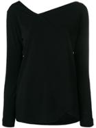 Yohji Yamamoto Long-sleeve Fitted Sweater - Black