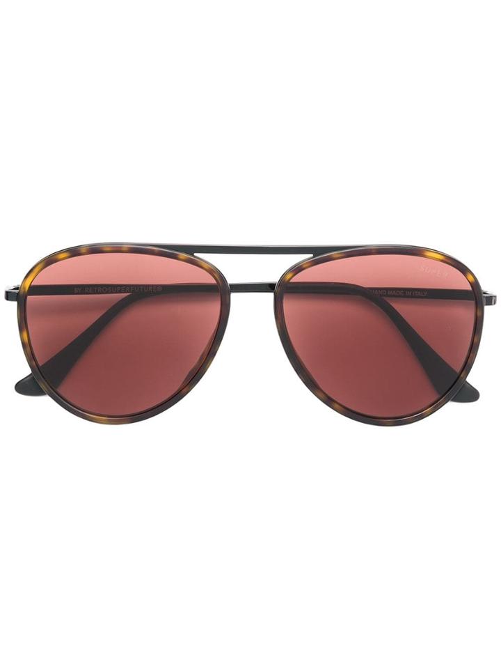 Retrosuperfuture Dokyu Sunglasses - Brown