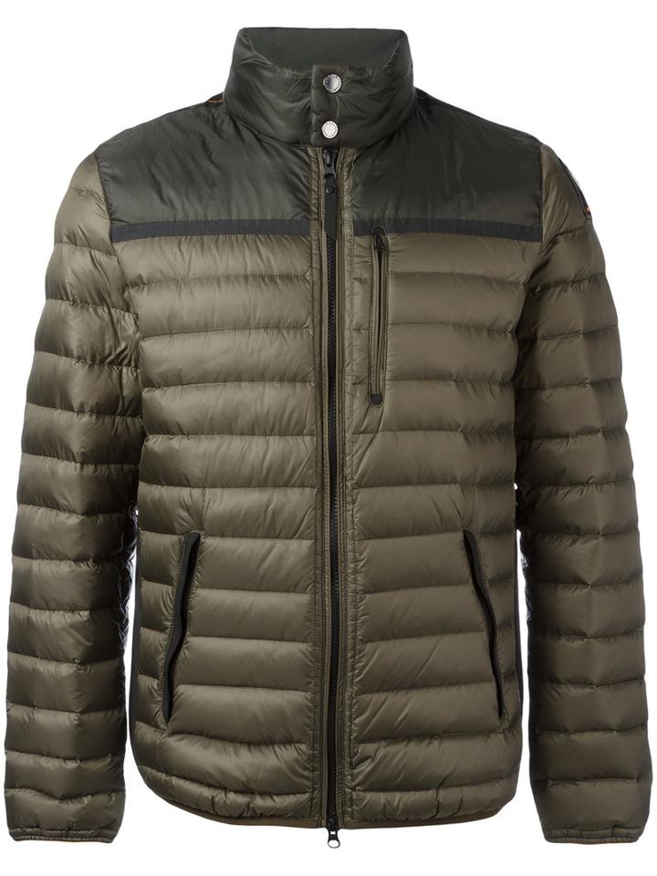 Parajumpers Quilted Jacket, Men's, Size: Medium, Green, Feather Down/polyamide/polyester