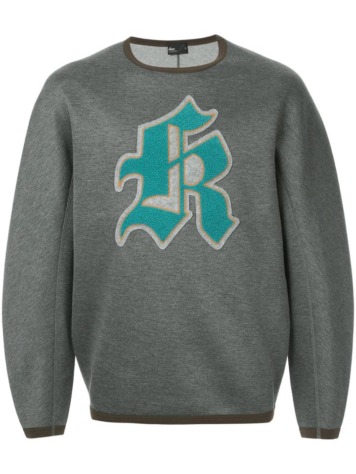 Kolor Logo Patch Sweatshirt - Grey