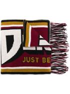 Dolce & Gabbana Long Jacquard Scarf - Black