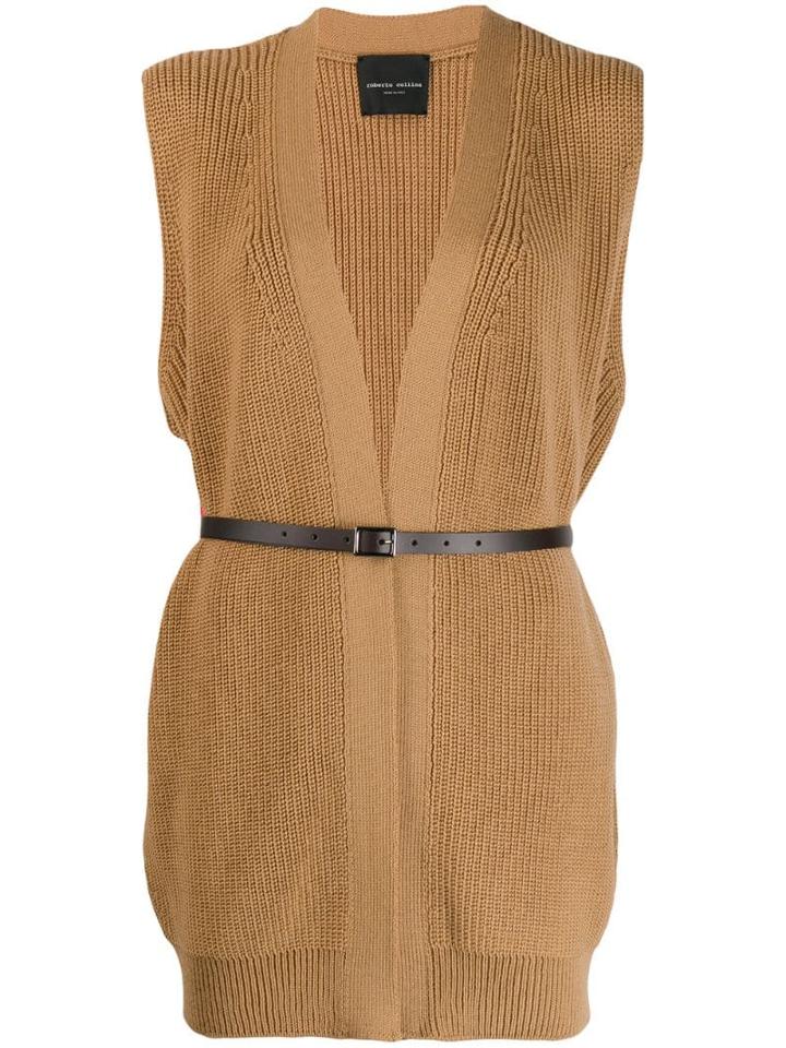 Roberto Collina Nocciola Sleeveless Jumper - Neutrals