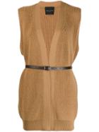 Roberto Collina Nocciola Sleeveless Jumper - Neutrals