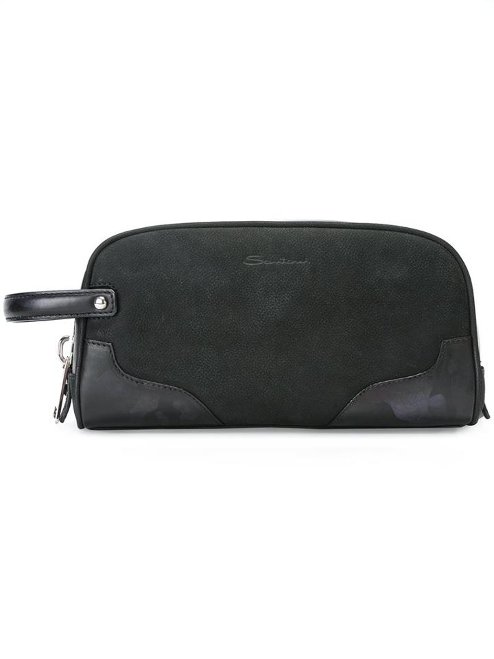 Santoni Zipped Wash Bag