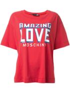 Love Moschino 'amazing' Print T-shirt
