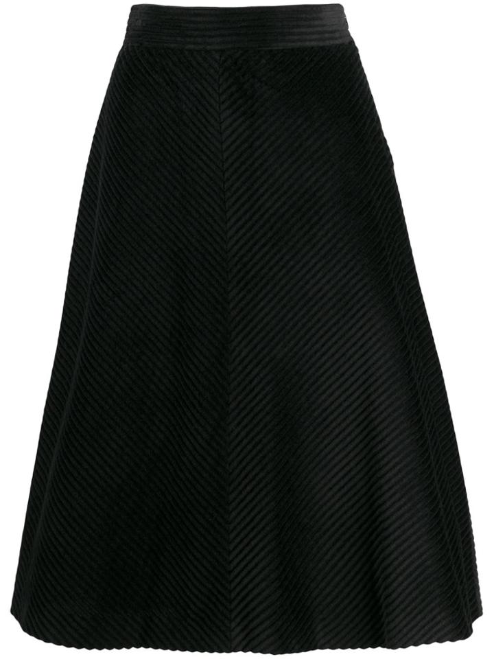 M Missoni A-line Knitted Skirt - Black