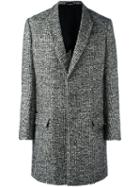 Haider Ackermann Woven Single Breasted Coat, Men's, Size: 50, Black, Cotton/nylon/rayon/virgin Wool