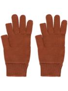 Rick Owens Full And Fingerless Gloves - Red