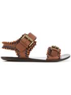 See By Chloé Romy Whipstitch Sandals - Brown