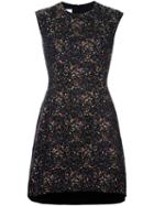 Akris Punto Flared Mini Dress, Women's, Size: 42, Black, Polyamide/polyester/acetate/viscose