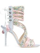 Sophia Webster Swarovski Crystal Beaded Sandals - Multicolour