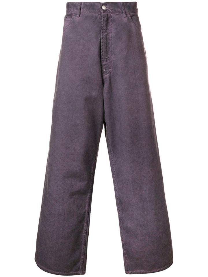 Marni Wide-leg Trousers - Pink & Purple