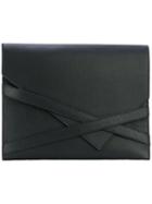 Eleventy - Envelope Clutch Bag - Women - Leather - One Size, Black, Leather