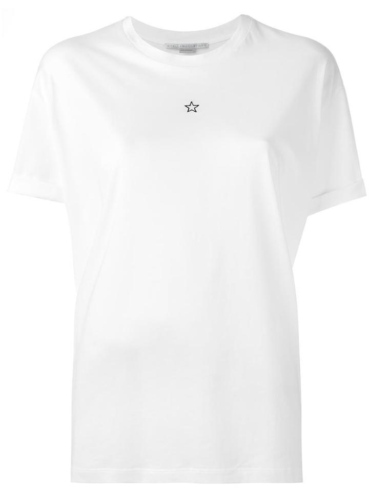 Stella Mccartney Ministar T-shirt, Women's, Size: 38, White, Cotton/viscose