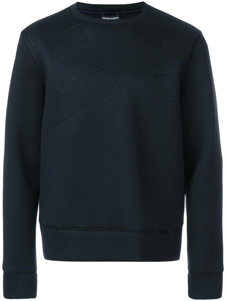 Emporio Armani Crew Neck Sweatshirt - Black