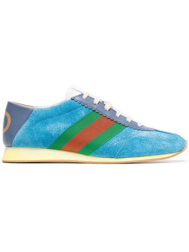 Gucci Rocket Suede Sneakers - Blue