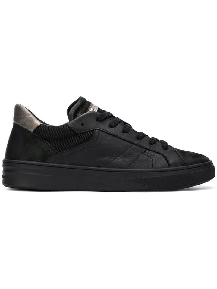 Crime London Low Top Sneakers - Black