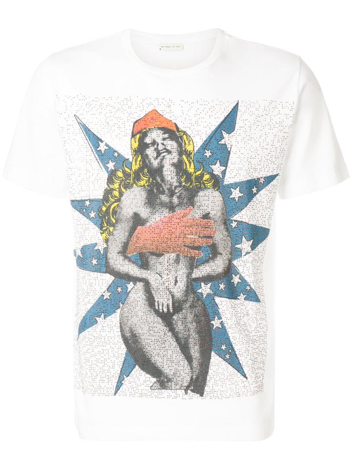 Etro Girl Print T-shirt - White