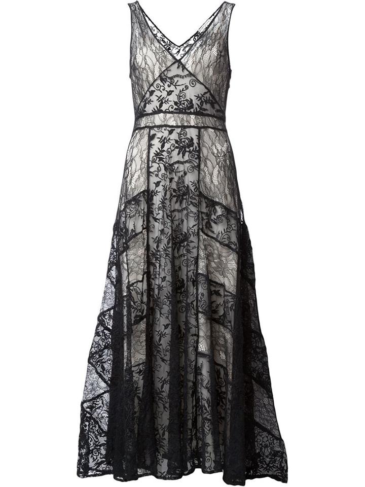 Alice+olivia 'phyllis' Lace Maxi Dress
