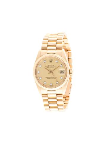 Rolex Pre-owned Oyster Perpetual Datejust Watch - Gold