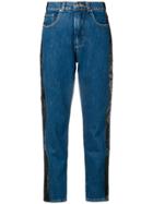 Misbhv Painted Side Tapered Jeans - Blue