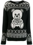 Moschino Teddy Print Sweatshirt - Black