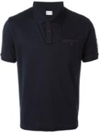 Moncler Gamme Bleu Logo Patch Polo Shirt, Men's, Size: Xl, Blue, Cotton