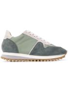Closed Lace Up Sneakers - Green