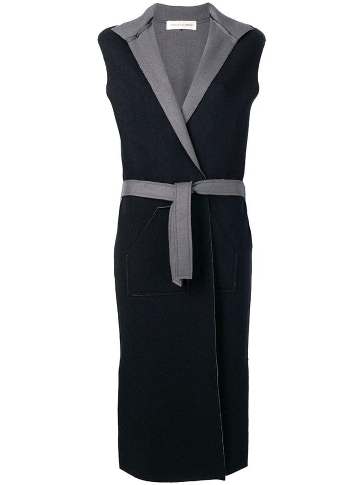 Lamberto Losani Cashmere Long Cardigan - Grey