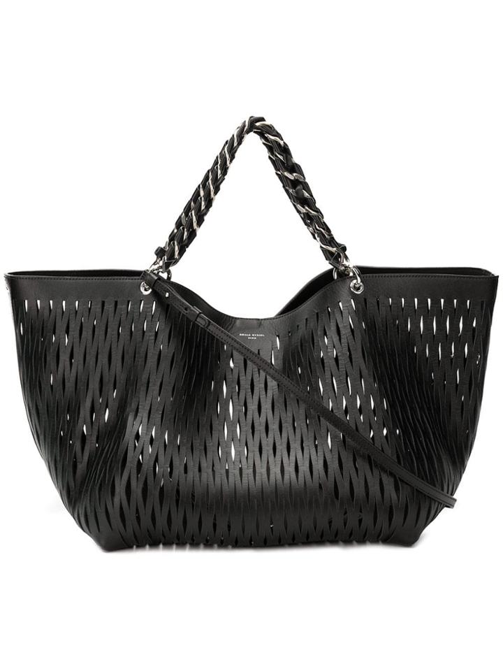 Sonia Rykiel Cut-out Tote Bag - Black