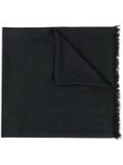 Elisabetta Franchi Logo Print Scarf - Black