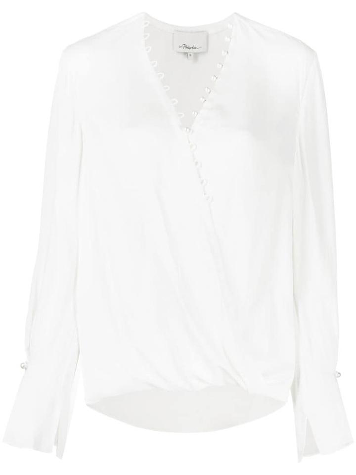 3.1 Phillip Lim Pearl-embellished Blouse - White