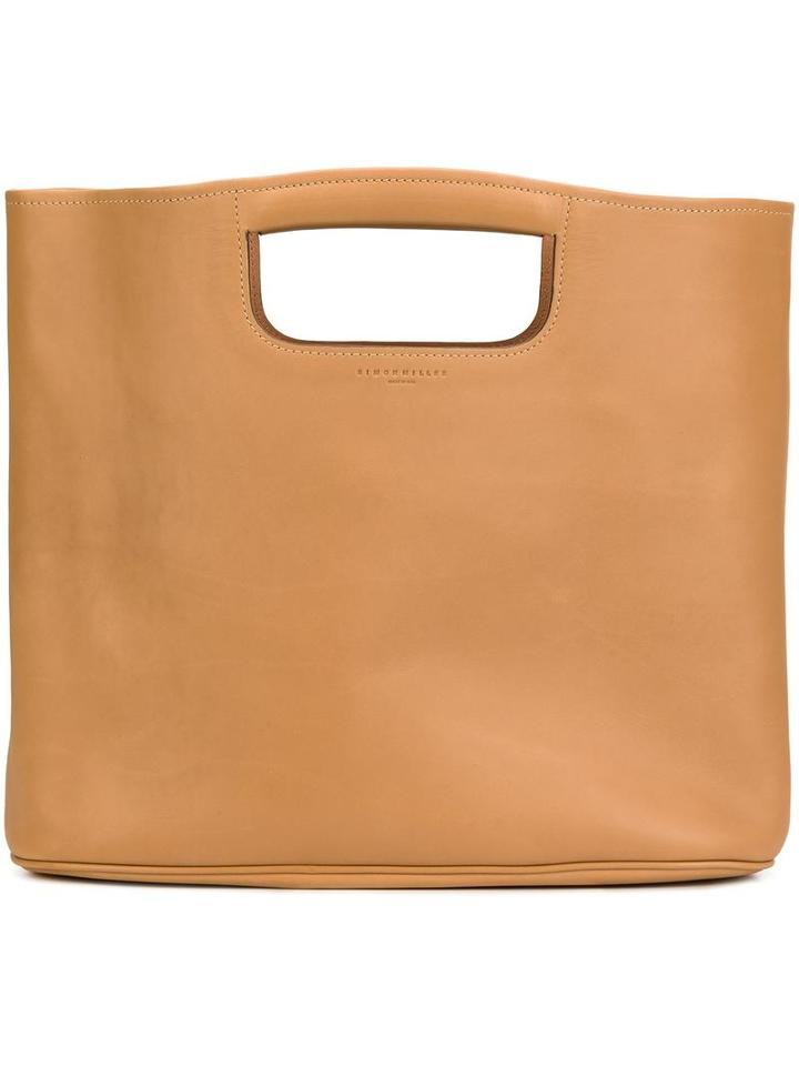 Simon Miller Square Medium Tote, Women's, Nude/neutrals