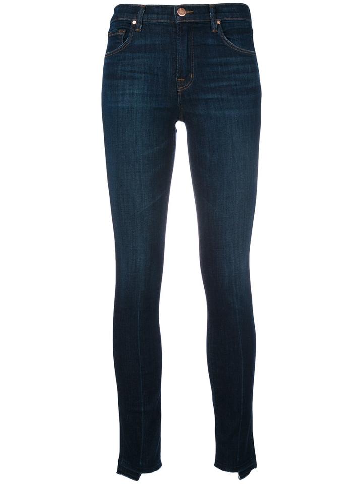 J Brand Mid Rise Skinny Jeans, Women's, Size: 28, Blue, Cotton/polyester/spandex/elastane