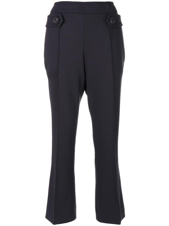 Prada High-waisted Trousers - Blue