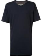Ziggy Chen Oversized T-shirt, Men's, Size: 48, Blue, Cotton/cashmere
