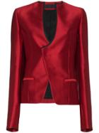Haider Ackermann Binding Detail Silk Blend Blazer - Red