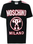 Moschino Contrast Logo T-shirt - Black