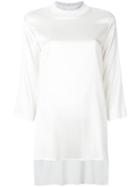 Fabiana Filippi Ribbed Neckline Blouse - White