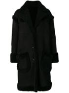 Diesel Black Gold Lerever Leather Coat